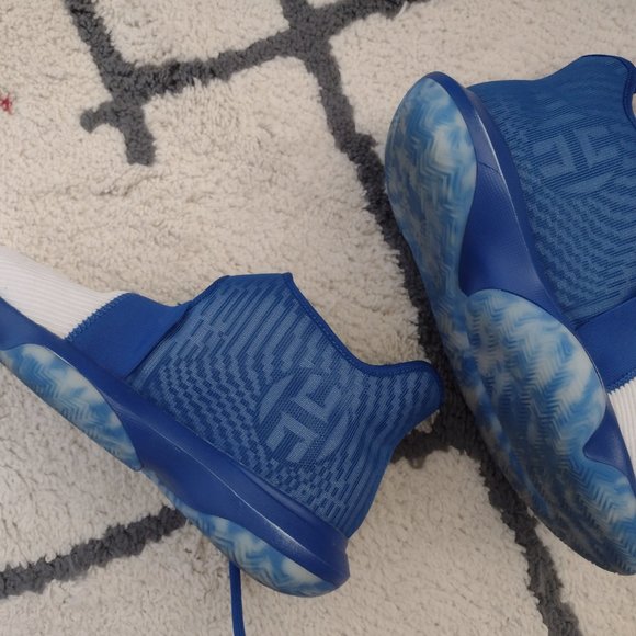 ADIDAS HARDING WHITE AND BLUE NEW SIZE 7.5 - Picture 3 of 5